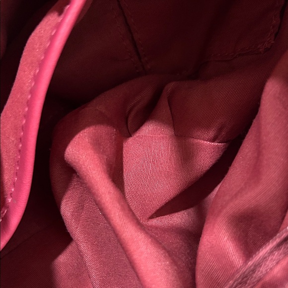 Franco Sarto Pink Hobo Bag Silver Hardware Hang Tag Secret Pockets Medium sized - Picture 14 of 14